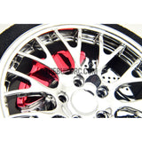 RC Car / Boat Radio Steering Sponge Wheel Y Spoke - Red