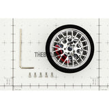 RC Car / Boat Radio Steering Sponge Wheel Y Spoke - Red