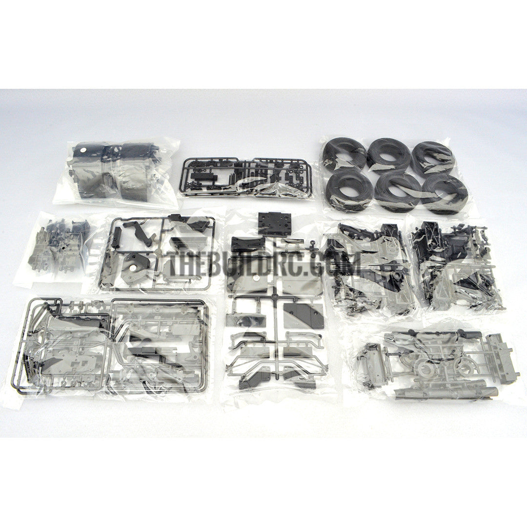 3-Axle Flatbed Semi-Trailer for 1/14 RC Freightliner Cascadia Evolution Truck
