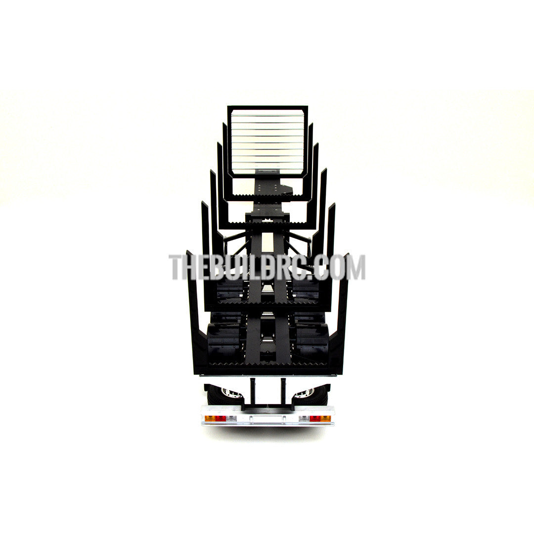 3-axle Stanchion Trailer for 1/14 RC Freightliner Cascadia Evolution Truck