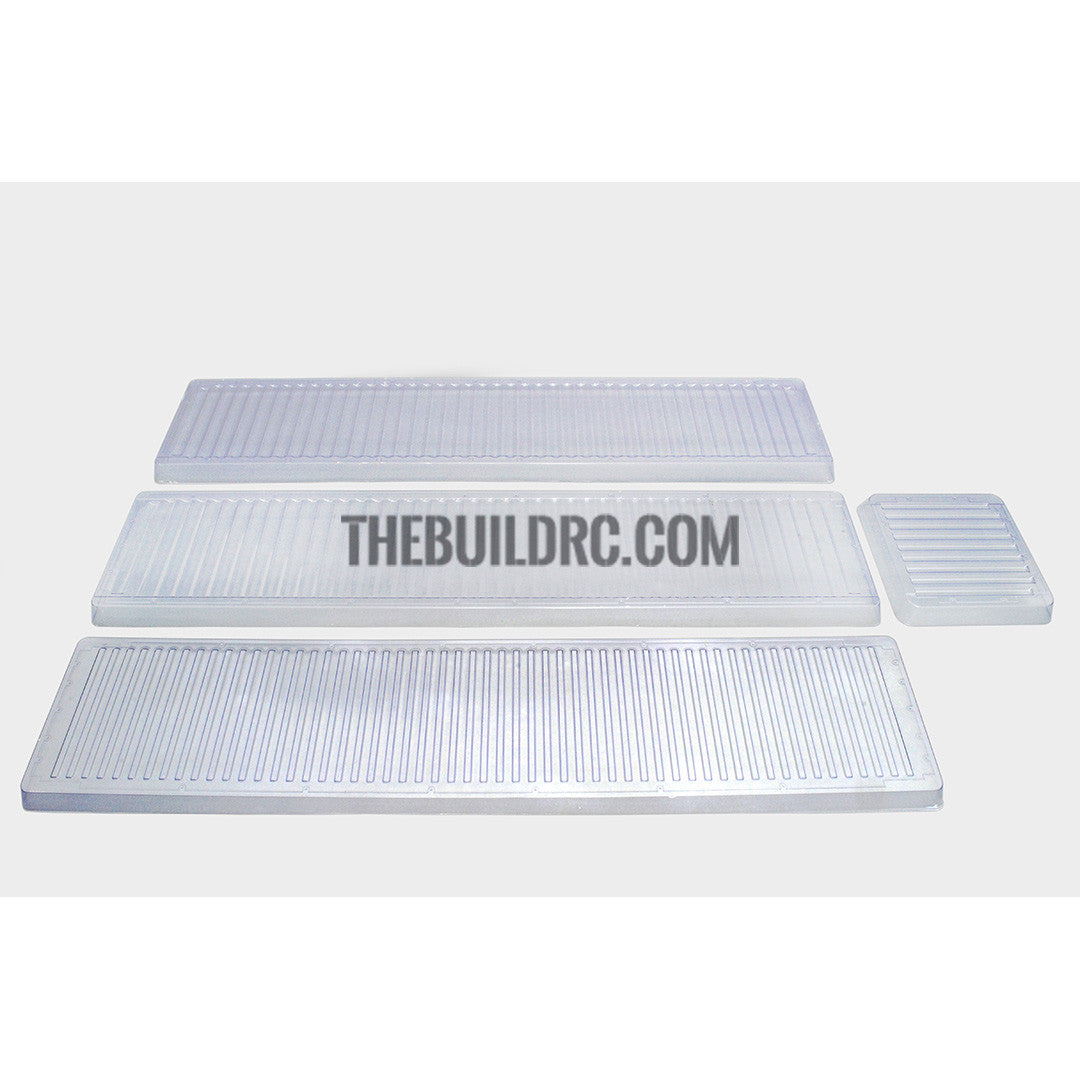 40ft Container Transparent Panels for 1/14 RC Freightliner Cascadia Evolution Truck