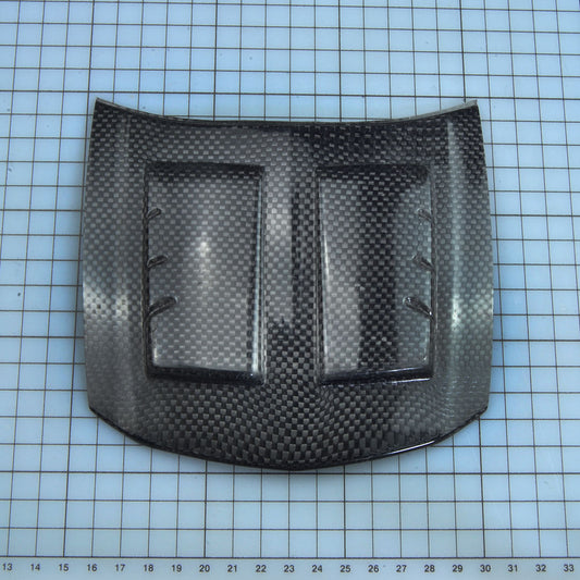 Carbon Fiber Hood for 1/10 FORD Focus 66 Mustang GT350 PC 200mm RC Car Body