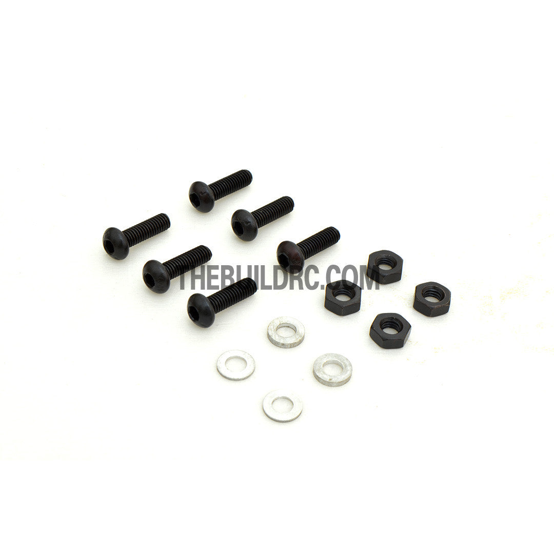1/10 THE DEVIL RC DRIFT Car Carbon Fiber Upgrade Kit - Silver