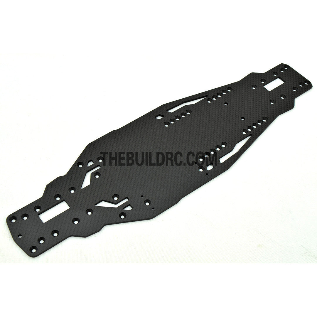 1/10 THE DEVIL RC DRIFT Car Carbon Fiber Upgrade Kit - Black