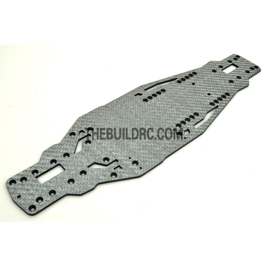 1/10 THE DEVIL RC DRIFT Car Carbon Fiber Upgrade Kit - Silver
