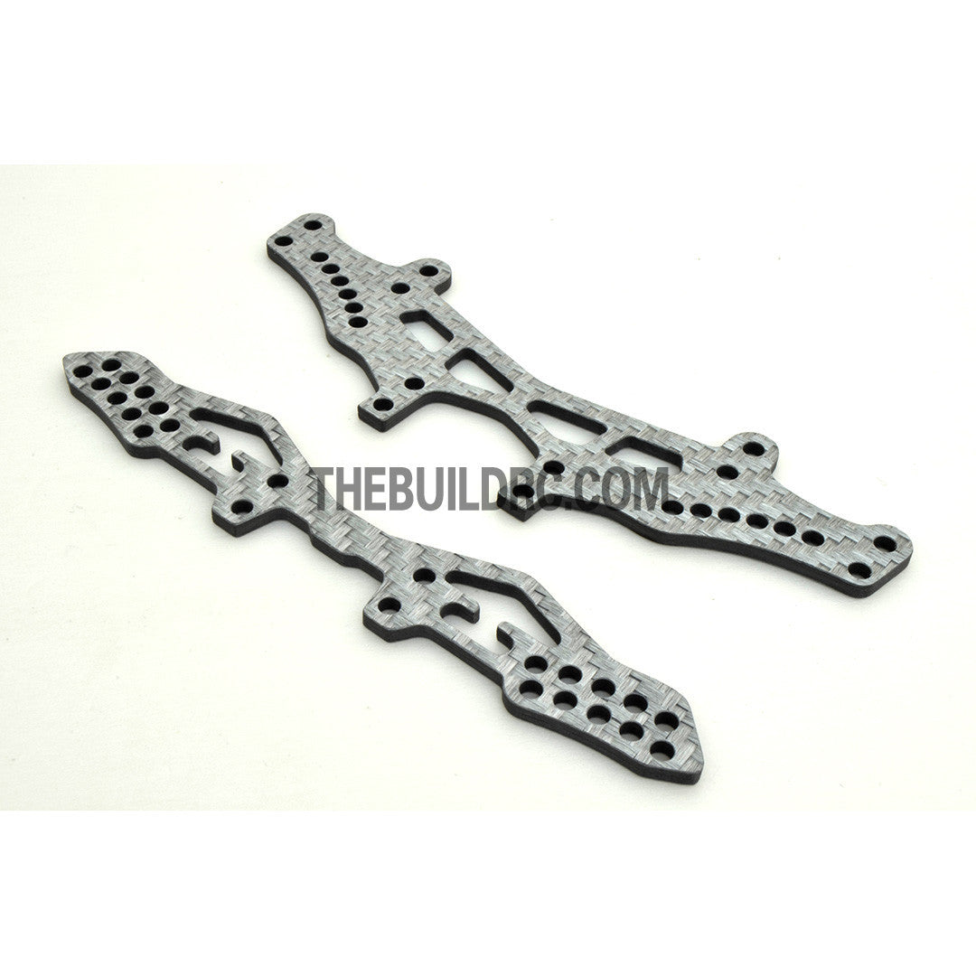 1/10 THE DEVIL RC DRIFT Car Carbon Fiber Upgrade Kit - Silver