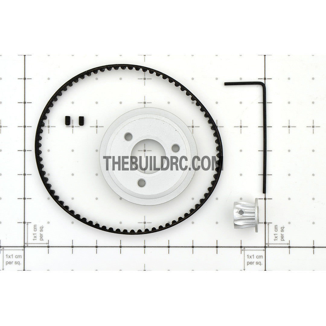 1/10 RK7 Alloy Front One-Way Counter Steer Pully (11T,13T, 40T)