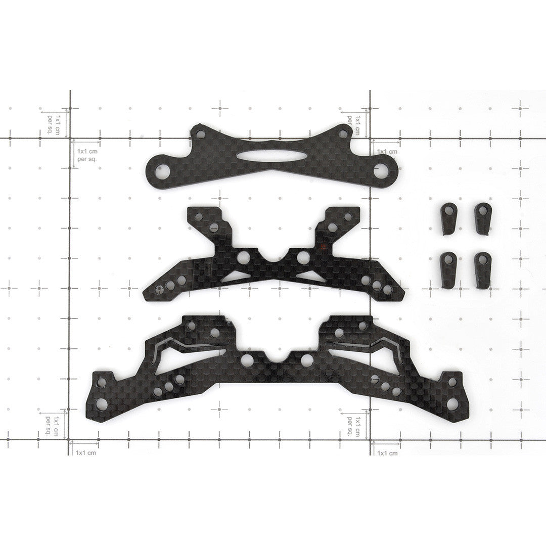 1/10 RC Car YOKOMO Drift Package Plus Type C Carbon FIber Upgrade Kit - Black