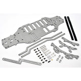 1/10 RC Car YKM Drift Package Plus Type C Carbon FIber Upgrade Kit - Silver