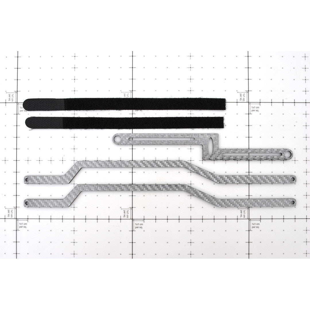 1/10 RC Car YKM Drift Package Plus Type C Carbon FIber Upgrade Kit - Silver