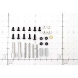 1/10 RC Car YKM Drift Package Plus Type C Carbon FIber Upgrade Kit - Silver