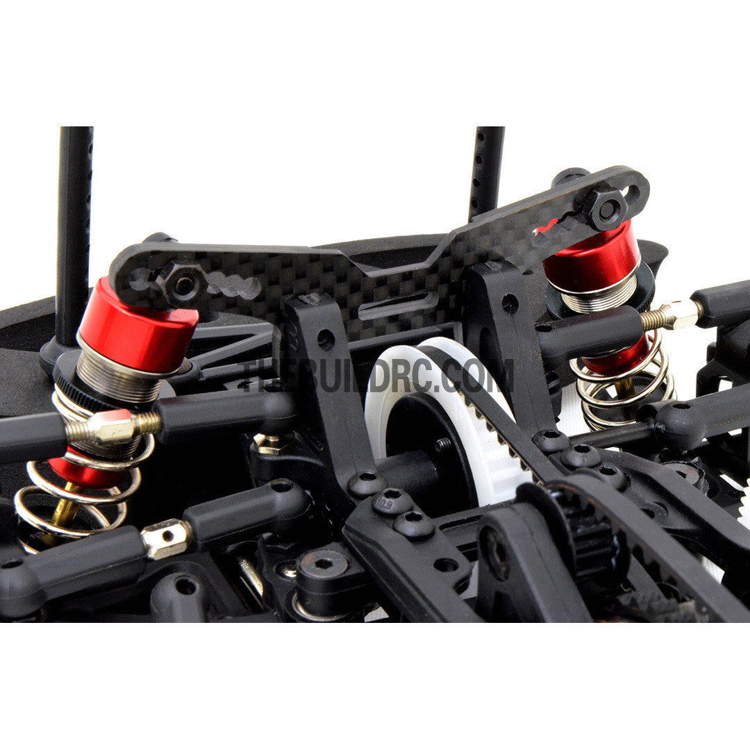1/10 RC Car Yokomo Mission-D Drift Carbon FIber Chassis Hop Up Upgrade Kit - Black