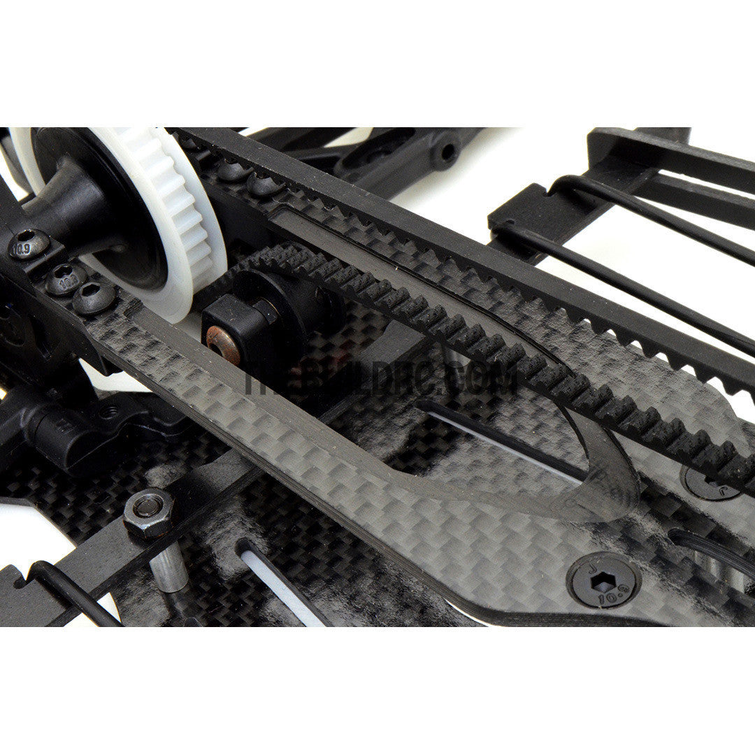 1/10 RC Car Yokomo Mission-D Drift Carbon FIber Chassis Hop Up Upgrade Kit - Black