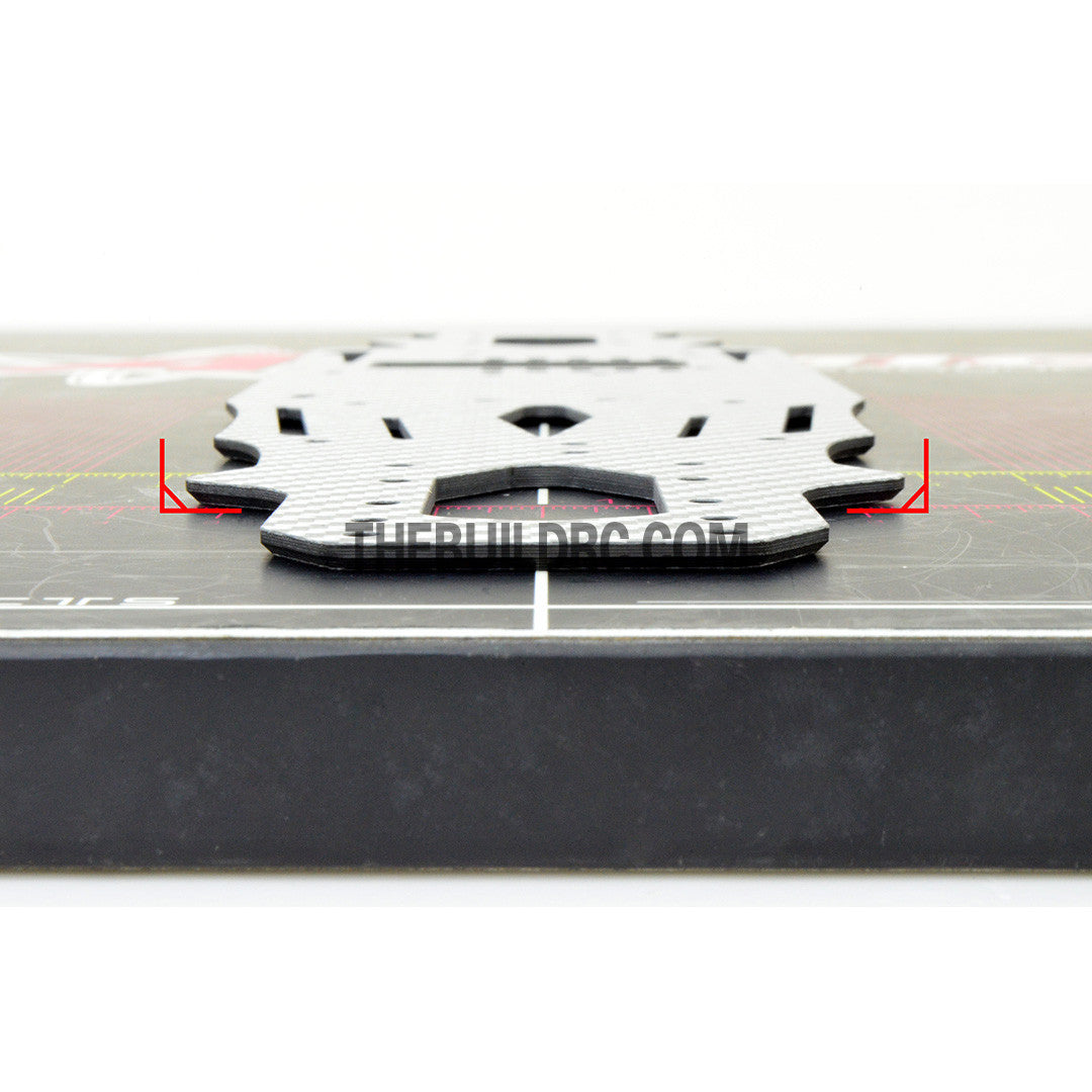 1/10 RC Car Yokomo Mission-D Drift Carbon FIber Chassis Hop Up Upgrade Kit - Silver
