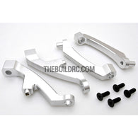 KM HPI Baja 5B 5T SS-Alloy Front Shock Support (Silver)