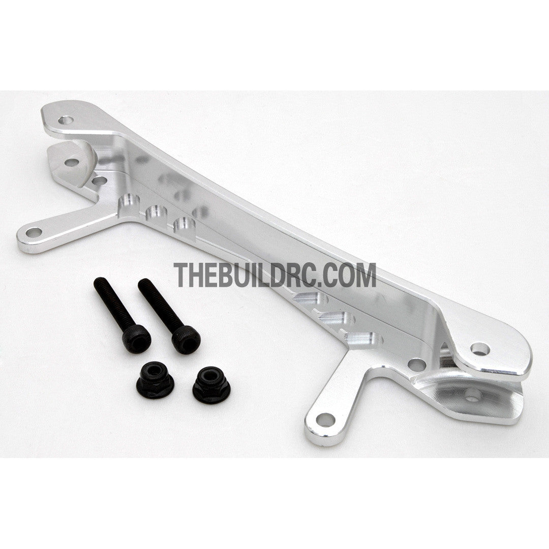 KM HPI Baja 5B 5T SS-Alloy Rear shock brace - Silver