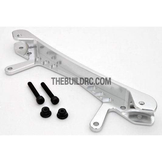 KM HPI Baja 5B 5T SS-Alloy Rear shock brace - Silver