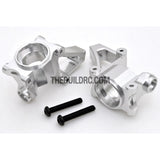 KM HPI Baja 5B 5T SS- Alloy front hub carrier (Silver)