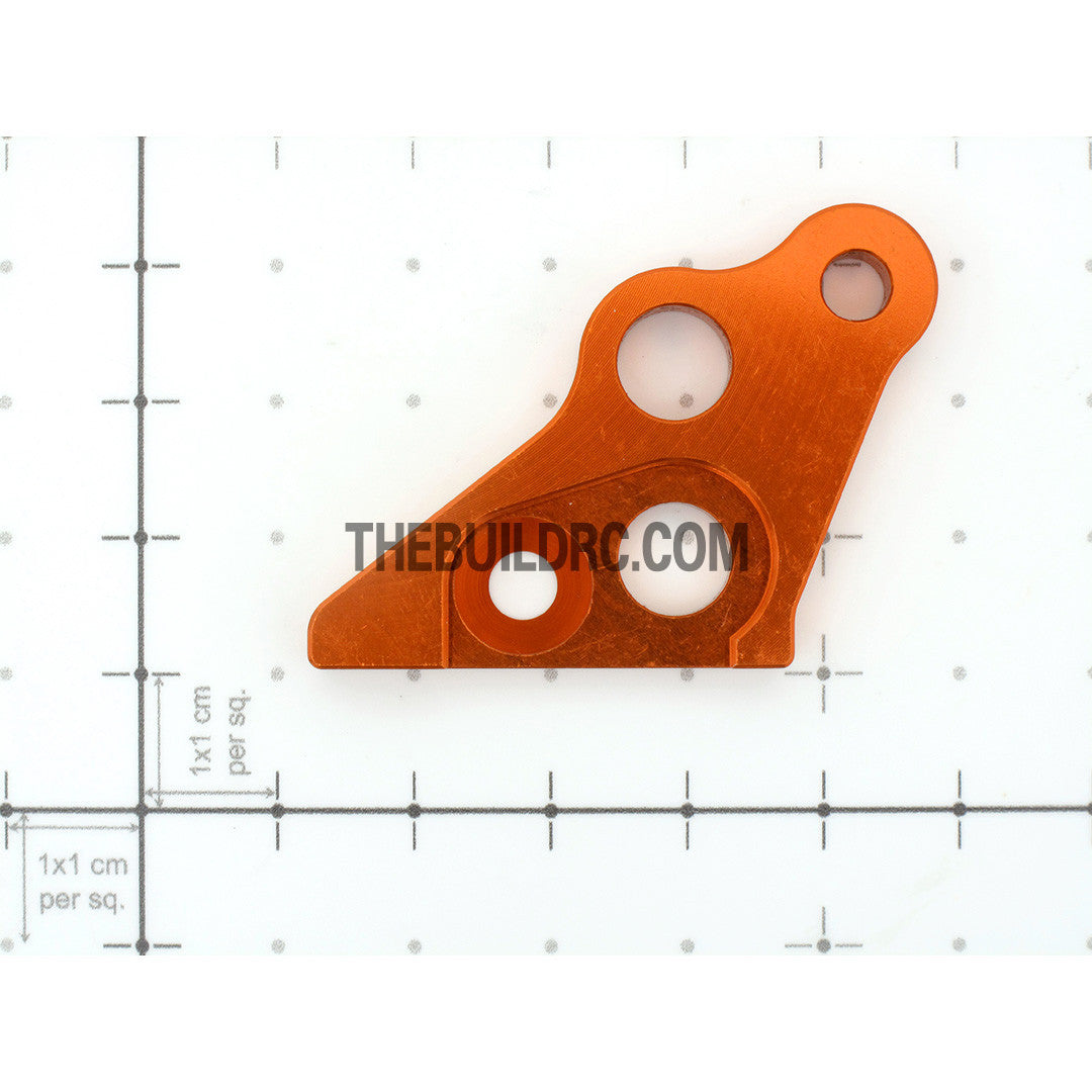 KM HPI Baja 5B 5T SS-Alloy Engine Mount (left) 5mm - Orange