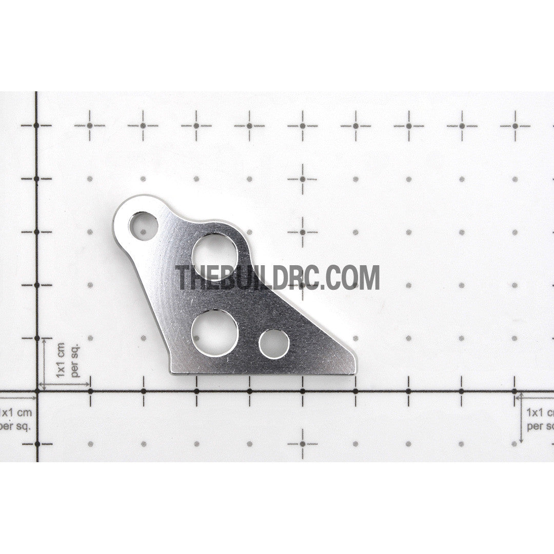 KM HPI Baja 5B 5T SS-Alloy Engine Mount (left) 5mm - Silver