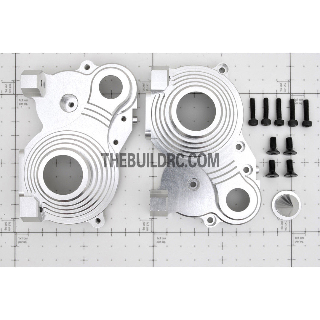 KM HPI Baja 5B 5T SS-Alloy Gear Box Silver