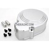 KM HPI Baja 5B 5T SS-Alloy Gear Cover (35mm) - Silver