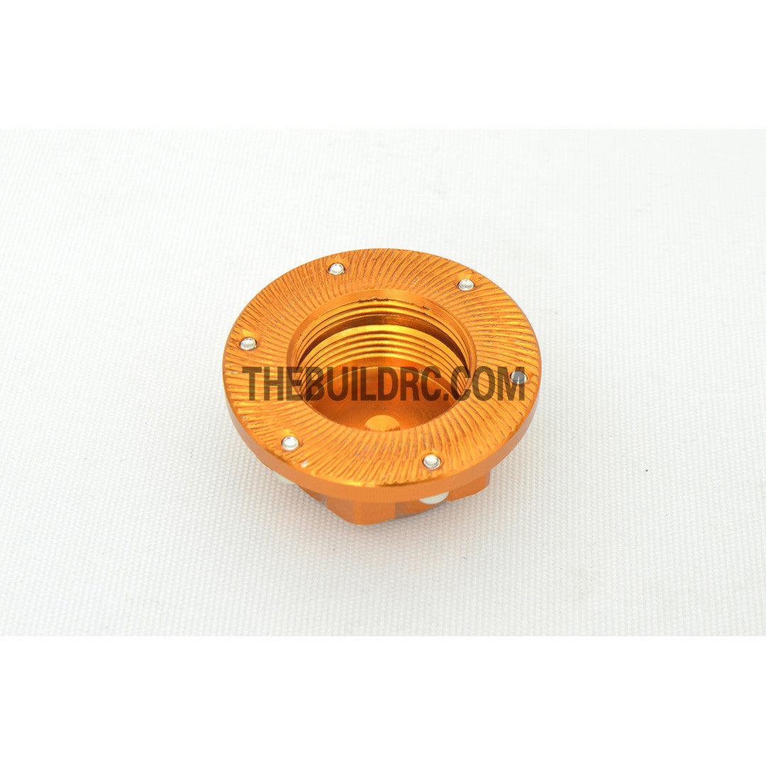 KM HPI Baja 5B 5T SS- Alloy Hub Nuts set - Orange