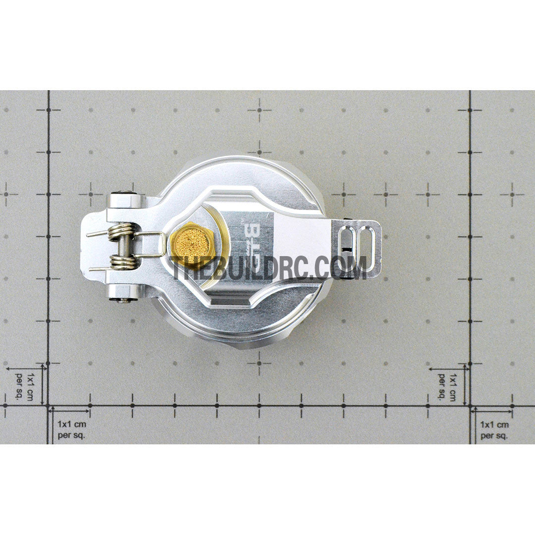 KM HPI Baja 5B 5T SS-Alloy Flip Style Gas Cap - Silver