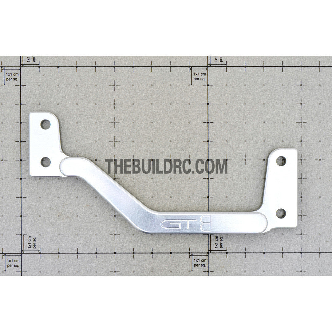 KM HPI Baja 5B 5T 5SC SS-Alloy Oil Tank Rear Brace - Silver