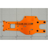 KM HPI Baja 5B 5T 5SC SS-Alloy Rear Chassis Plate - Orange