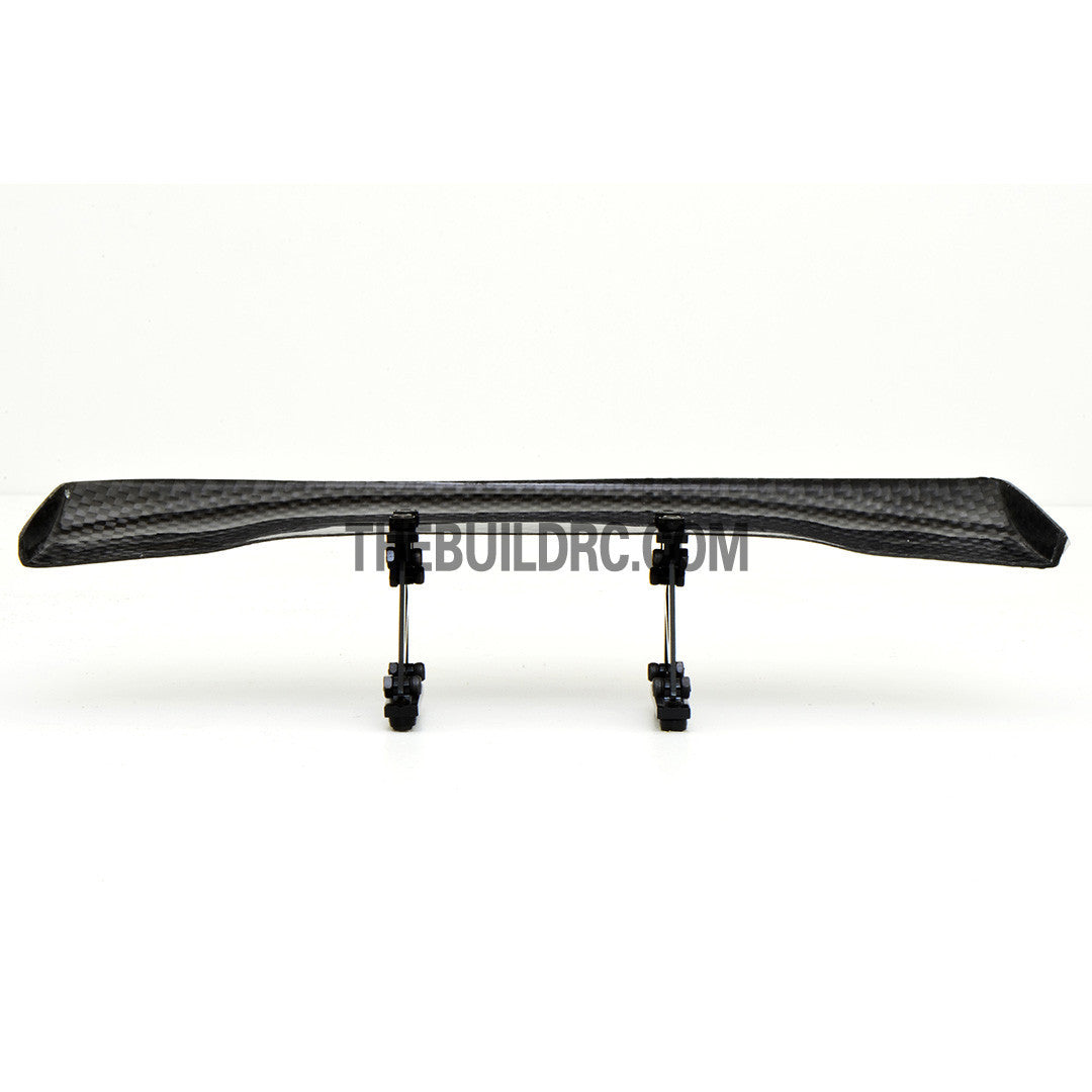 1/10 RC Racing Car 185x45mm Carbon Fiber GT Wing Rear Spoiler with Adjustable Stand B & Tool