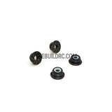 [dicountinue]1/10 RC Car 4mm Alloy Anti-Loose Wheel Rim Lock Nut 4pcs - Black