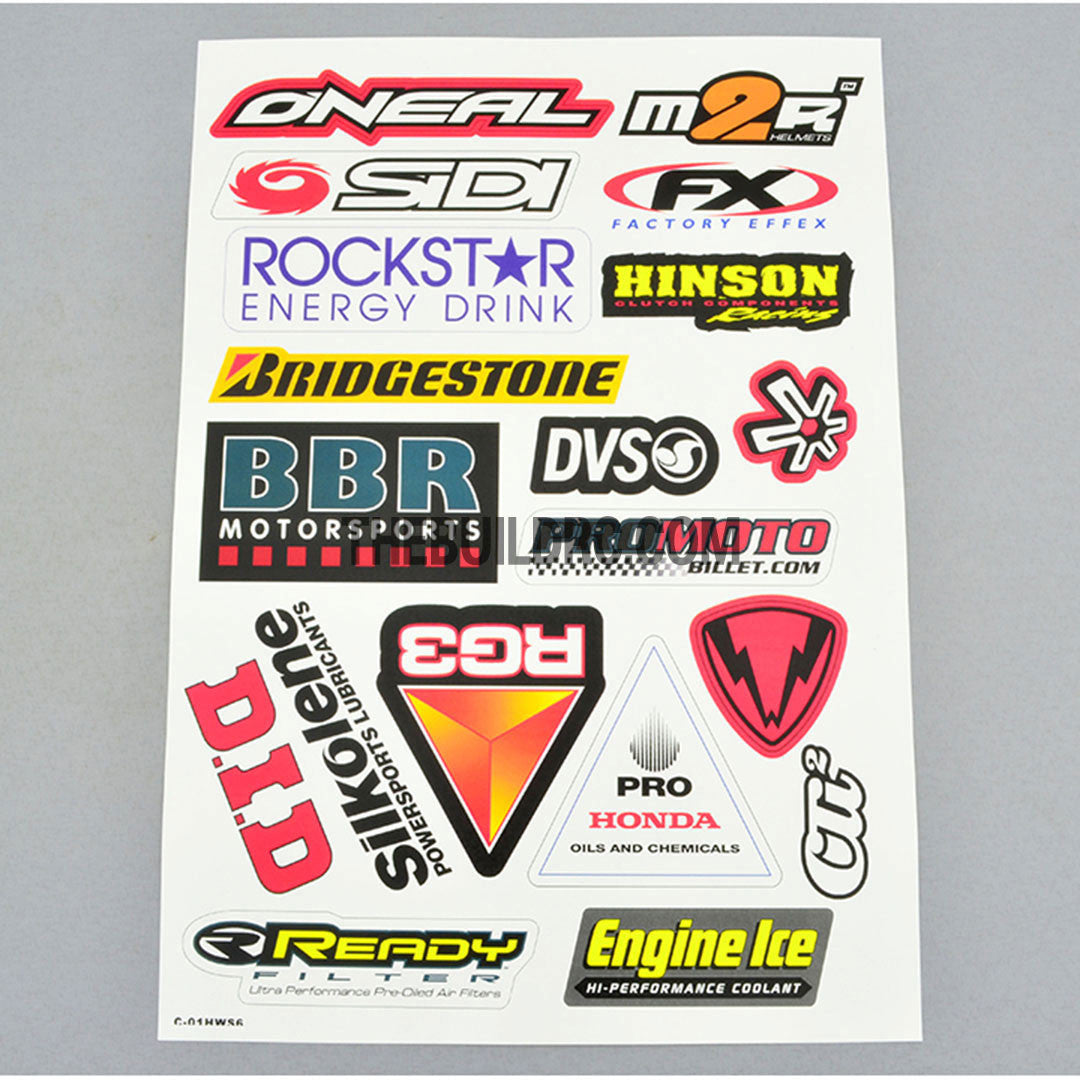 BRIDGESTONE / ROCKSTAR ENERGY DRINK AQ Dispersible Thin Film Color Decal