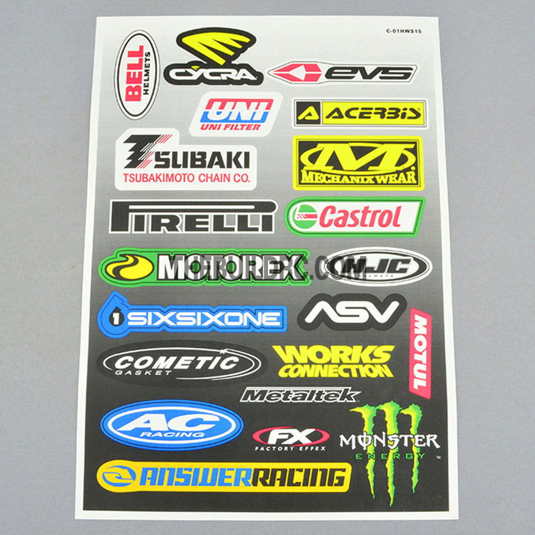 MECHANIX WEAR / MOTOREX AQ Dispersible Thin Film Color Decal