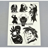 Peacock AQ Dispersible Thin Film Black & White Decal