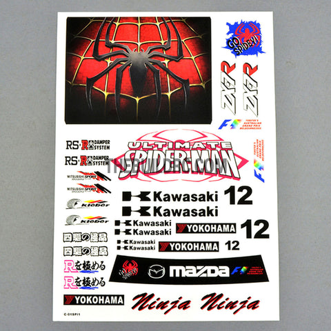 Ultimate Spider-man AQ Dispersible Thin Film Color Decal