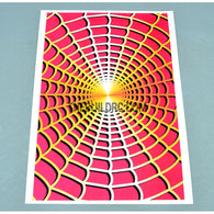 Spider Web AQ Dispersible Thin Film Color Decal - Yellow