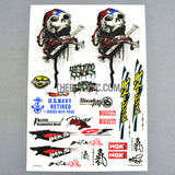 Skull HKS NGK AQ Dispersible Thin Film Color Decal