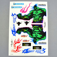 Hulk Michelin 5ZIGEN NGC AQ Dispersible Thin Film Color Decal