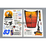 Halloween Party x Pumpkin x Spider AQ Dispersible Thin Film Color Decal