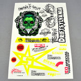 Team Driftsylvania x HKS x MICHELIN AQ Dispersible Thin Film Color Decal