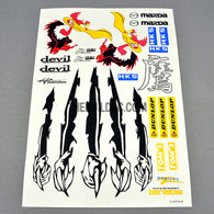 Mazda x HKS x Dunlop x Devil AQ Dispersible Thin Film Color Decal