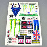 RS Focus x Target x Monster Energy AQ Dispersible Thin Film Color Decal