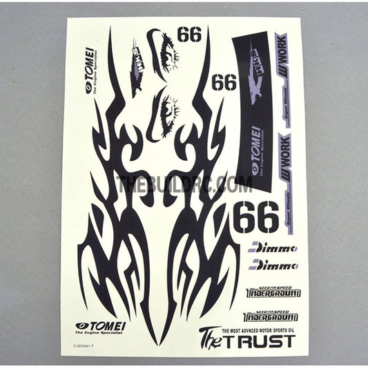 TOMEI  x DIMMO x TRUST AQ Dispersible Thin Film Color Decal