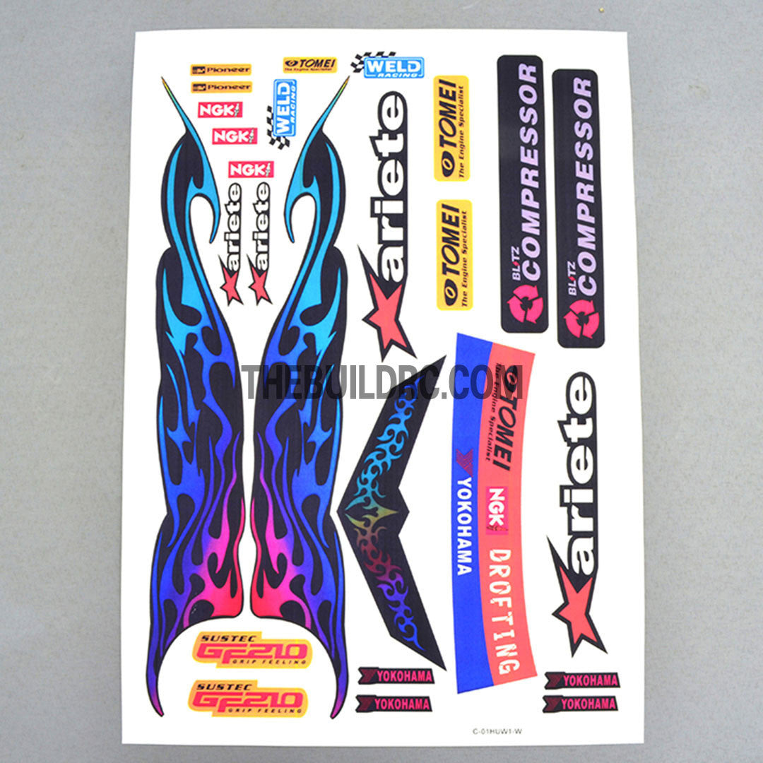 YOKOHAMA  x ARIETE x TOMEI AQ Dispersible Thin Film Color Decal