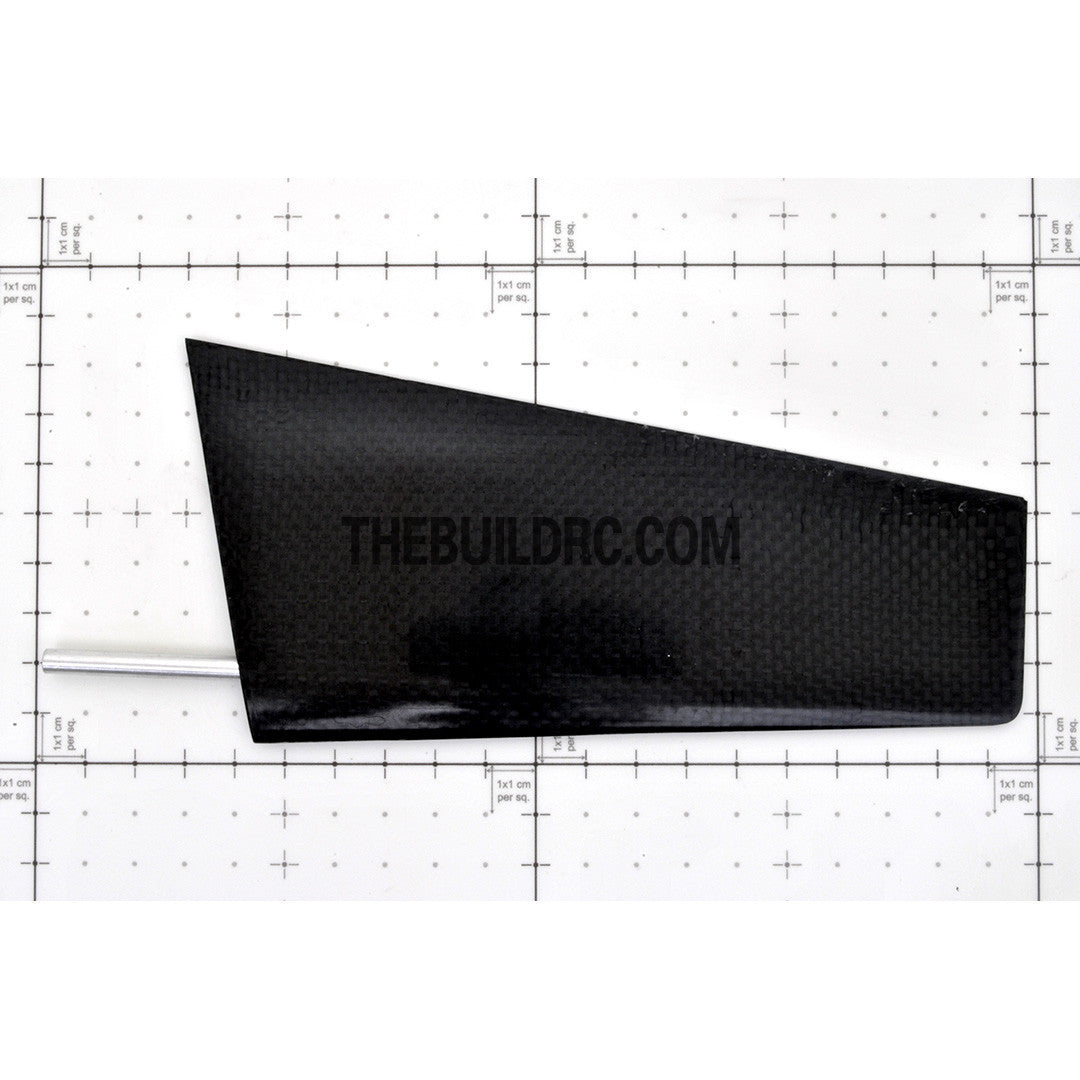 160 x 80mm RC R/c E Class Yacht Sailing Boat Carbon Fiber Rudder (Trapezoid)