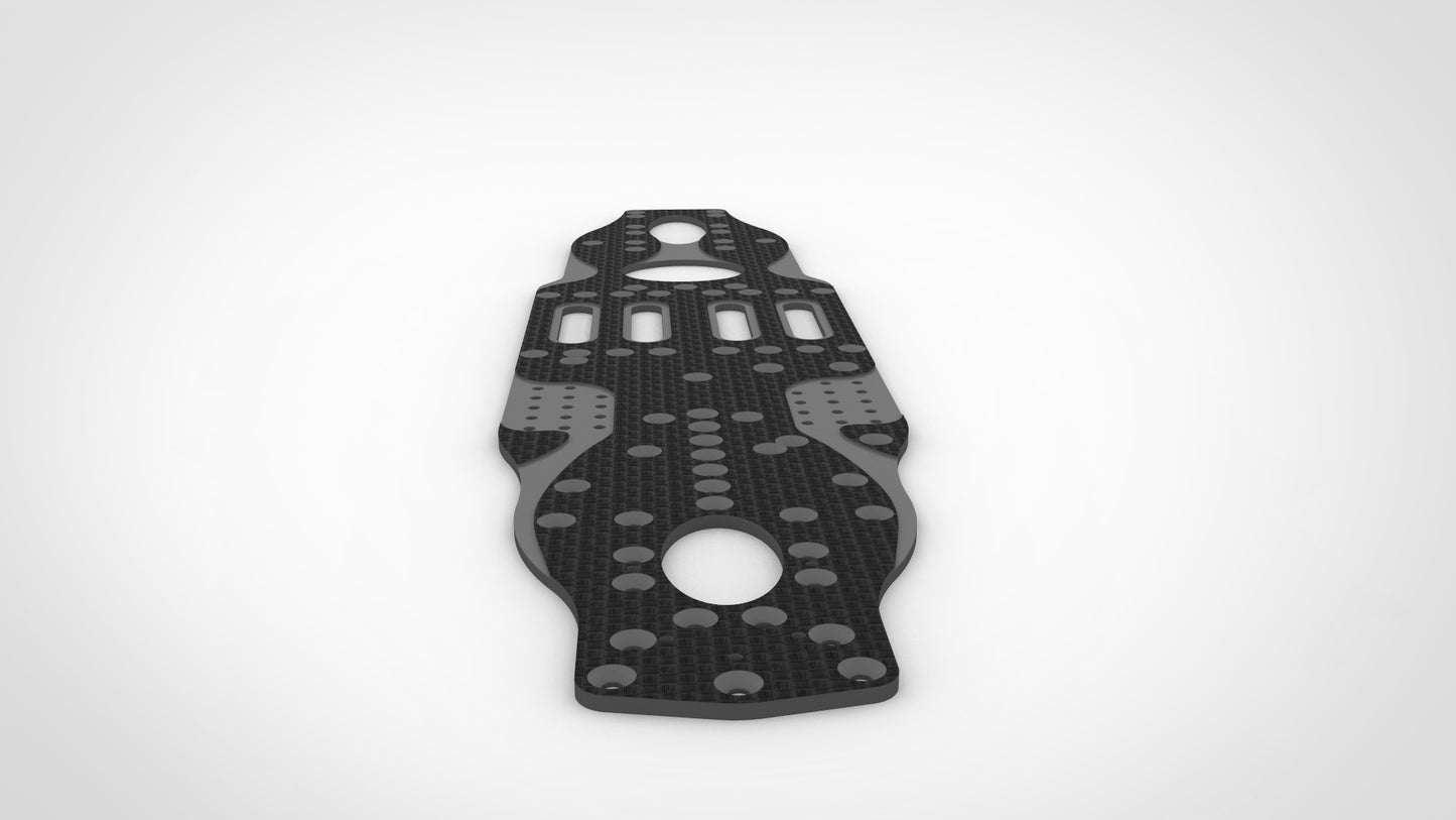 Carbon Fiber Upgrade CNC Option Parts with Metal Servo Mount for 3Racing Sakura 2017 Version D4 1/10 RC Drift Car